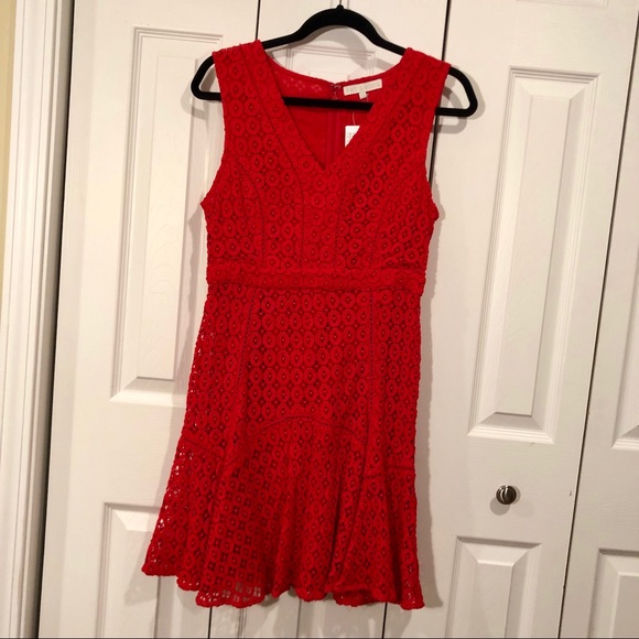 Anthropologie San & Soni Flounce Dress NWT Size 4 - Picture 2 of 4